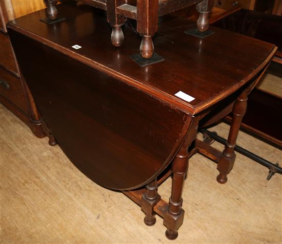Mahogany drop leaf table